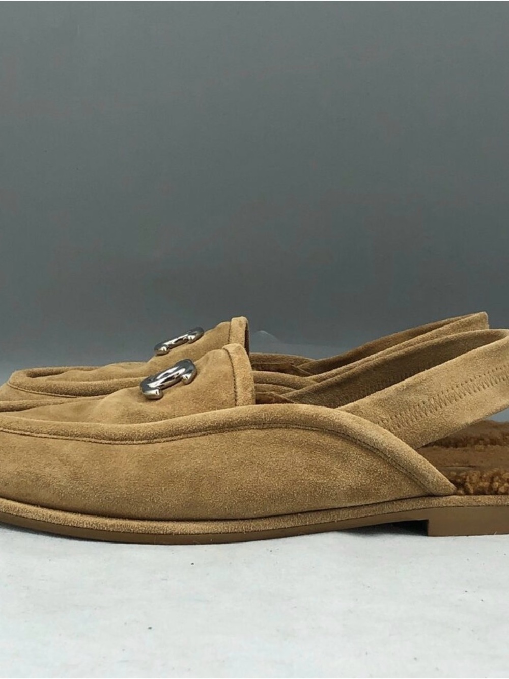 CHANEL Slingback Suede Loafers Metiers d'Art - Picture 6 of 9